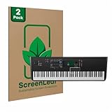 ScreenLeaf (2 Unidades Protector de pantalla para Yamaha MODX8+ [Protección de Pantalla Sostenible, Clear, Anti-Arañazos]