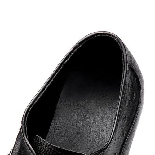 Sapatos Sociais Masculinos, Sapatos Formais De Couro De Negócios, Sapatos Oxford De Cano Baixo Com C