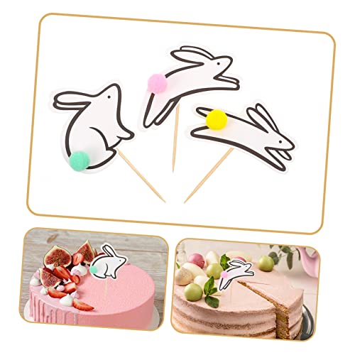 jojofuny 18 Pçs Cupcake Bolo Comida Chique Reutilizável Aniversário Casamento Para Ornamento Decoraç