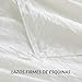 Bedsure Fundas Nórdicas Blanco - Fundas Edredón Nórdico 150x220 cm con 1...