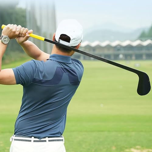 Bâton de swing de golf et simulateur d'échauffement avec manche flexible