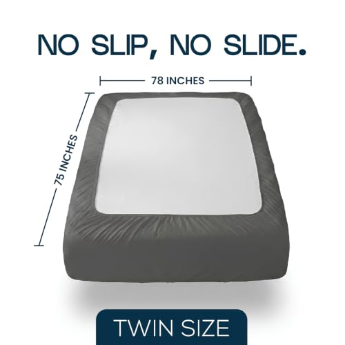 Image of 20-Pack Hotel Quality Twin Fitted Sheet for Resorts,Grey, Brushed Microfiber Bottom Sheets Only, Deep Pocket, Soft, Wrinkle, Shrink & Fade Resistant
