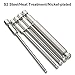 7pcs SAE Ball End Hex Screwdriver Bit Set Hex Head Allen Wrench Drill Bit Set 5/64-5/16 Inch Magnetic 1/4 Inch Hexagonal Shank 100mm Long