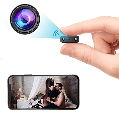 Small Wireless WiFi Camera, Home Remote IP Camera,HD1080P Portable Vdeo Surveillance Camera Remote Viewing for Security with iOSAndroid APP, with Night Vision,Motion Detection, for Indoor Outdoor