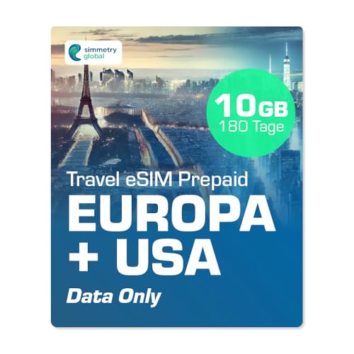 eSIM Europe US idéale pour les longs voyages et le partage de connexion