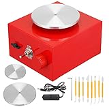 ✈ 【APLICACIÓN】 Esta pequeña máquina de rueda de cerámica profesional es especialmente adecuada para la enseñanza escolar y la alfarería, para satisfacer tanto a los profesionales como a los entusiastas de la alfarería. Adecuado para trabajos de arcilla de bricolaje, enseñanza escolar o uso doméstico.