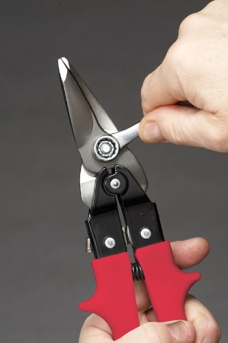 Malco M2005 Max2000 Bulldog Aviation Snip, Red Grip #TOP4