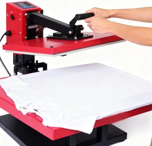 2400W Heavy-Duty Heat Press Machine - Digital Industrial Sublimation Printer for DIY Projects & Small Business | High Power Transfer Press for T-Shirts, Mugs & More