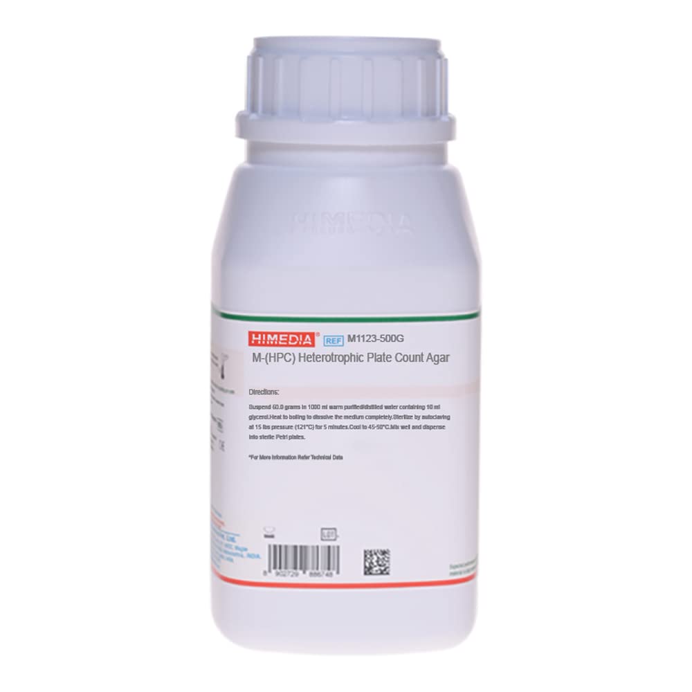 HiMedia Laboratories M1123-500G M-HPC Heterotrophic Plate Count Agar Base, 500 g