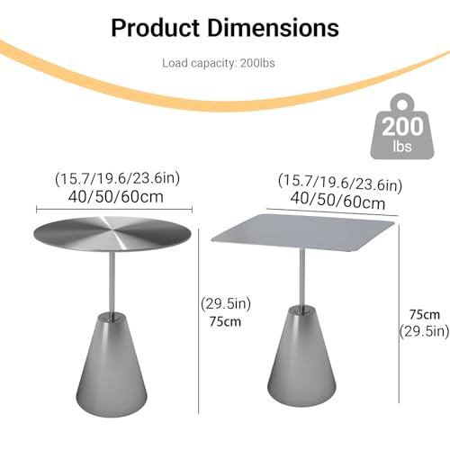 Mesa de comedor redonda estable que soluciona la falta de espacio 3