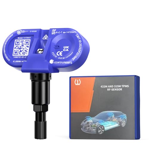 Image of TPMS Sensor, 1 Pc Bluetooth Tire Pressure Sensor for 2020-2025 Tesla Model 3, Model Y, Model S, Model X Tire Sensor Replacement, Replacement OE# 1490701-00-B, 1490701-01-B, 1490701-01-C