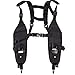 Radio Shoulder Harness Holster Chest Holder Universal Vest Rig for Police Firefighter Two Way Radio Search Rescue Essentials with American Flag Patch