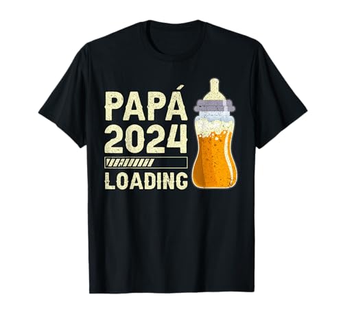Papá-a-ser, futuro papá, Papá 2024 loading... Camiseta