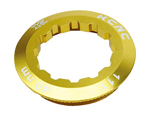 ケーシーエヌシー(KCNC) 自転車 軽量 スプロケット ロックリング シマノ 12T ゴールド