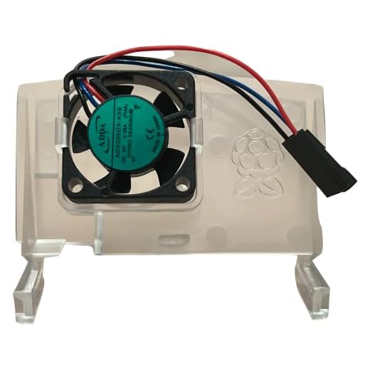 Ventola Raspberry Pi 4, 18 x 18 x 10 mm, 1.4 CFM, 5V, PWM, Compatibile con Raspberry Pi
