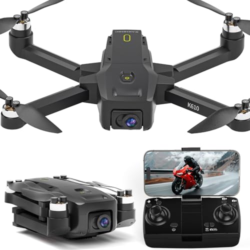 GPS Drone with 4K Camera for Adults IMX SENS Camera SD Card,Auto Return Home,Under 249g,Foldable RC Quadcopter GPS Professional Drones for Beginners,5G FPV Transmission Drone Follow Me