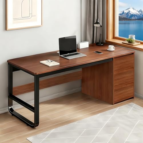 La Mejor Recopilación de Escritorios para Oficina que puedes comprar esta semana. 43 TRIUMPHKEY Escritorio de Oficina Minimalista y Resistente Espacioso Escritorio para Computadora con 3 Cajones Moderno Desk de Estudio Multifuncional para Estudiantes140x50x74.5CM...