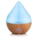 Produktbild The Body Source 165ml Ultraschall Aroma Diffuser - Luftbefeuchter mit 7 Farben LED Licht - Elektrische Duftlampe für ätherische Öle - Aromatherapie für Zuhause, Büro, Spa