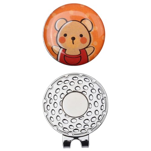 マーカーゴルフアクセサリー男性女性面白いハットクリップゴルフ