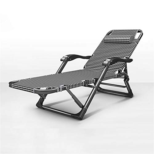 Liegestuhl, verstellbare Rückenlehne, faltbar, leicht, für Garten,...
