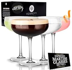 4 x Martini Coupe Glasses