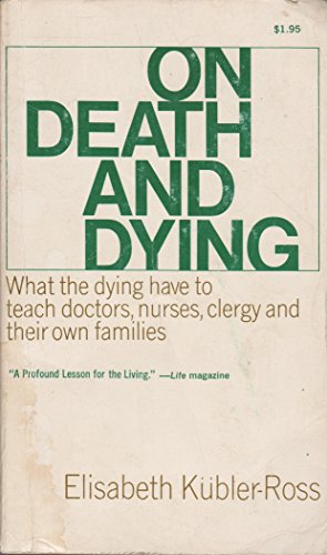 On Death and Dying B000FHC6LY Book Cover