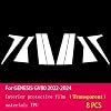 Car Exterior A/B Window Pillar Anti Scratch Transparent TPU Protection Film,for Genesis GV80 2022-2024