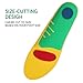Arch Support Orthotics Insole/Insert for Flat Feet, Plantar Fasciitis, Feet Pain(4-7.5 Men/5-8.5 Women)