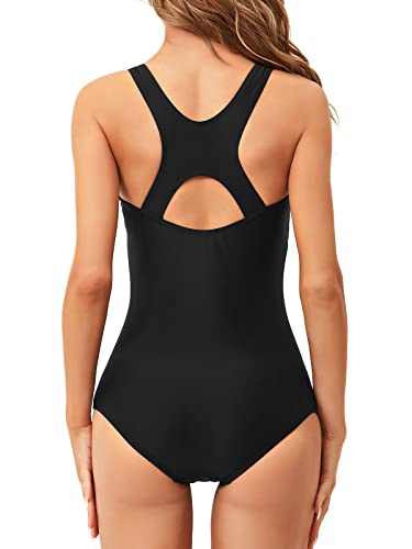 Image of Century Star Women Athletic One Piece Swimsuits-2026 Training Bathing Suits for Teens Juniors