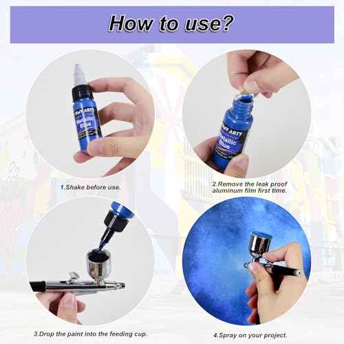 Homy Arty HAP-33 Airbrush Paint - 30 Colors thumb #2