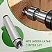 Yunnergo 4Pcs MT2 Wood Lathe Live Center Drive Spur Cup Set with Wooden Box for Wood and Metalworking Lathe
