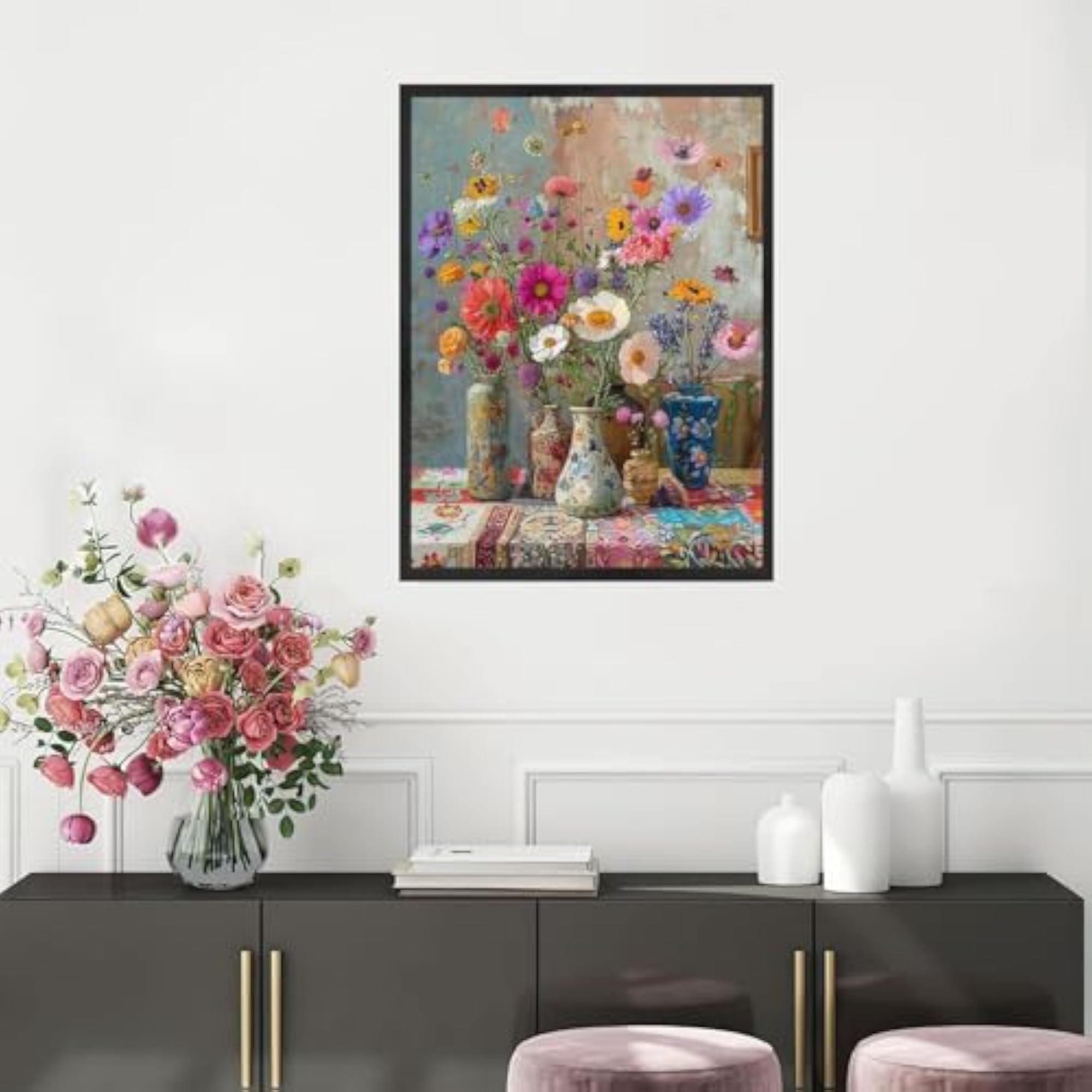 Flowers Diamond Art Kits for Home Decor