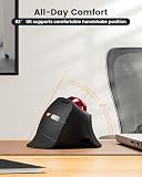 ProtoArc EM05 NL Ergonomic Vertical Wireless Bluetooth Trackball Mouse - 7