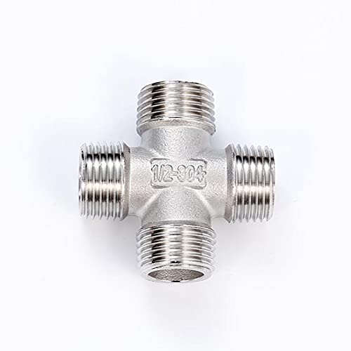 Raccordo A Spina Filettato 1/4 BSP – 2 Pezzi In Acciaio Inox 304, Per Tubi - 3