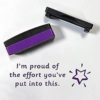 Stackable I'm Proud Of The Effort You've Put Into This Pre Inked School Teachers Feedback Marking Stamper Stamp 44x13mm Primary Teaching Services