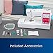 Brother PE545 Embroidery Machine, Wireless LAN Connected, 135 Built-in Designs, 4