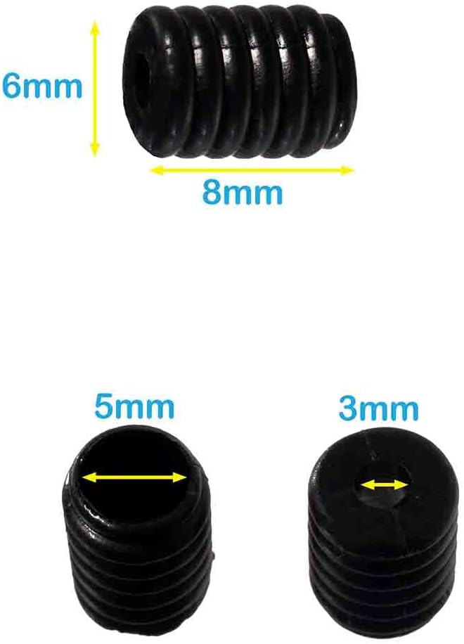 Craft County Silicone Cord Lock for Masks | Silicon Cord Stopper | No Slip Ear Loop Toggle | 100 Pack | Tube or Round | Black or White