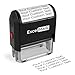 ExcelMark Large Return Address Stamp - Up to 5 Lines - Custom Self Inking Rubber Stamp - Customize Online with Many Font Choices - Large Size