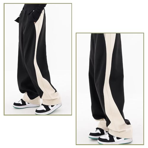 EMMIOL Women's Y2K Baggy Sweatpants Wide Leg Casual Pants High Waisted Stretch Athletic Joggers Trousers4