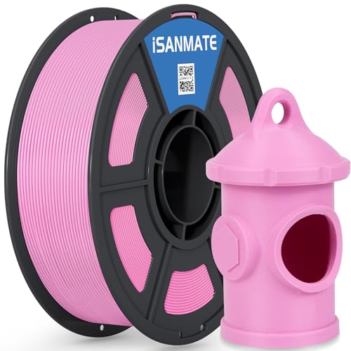 Image of iSANMATE 3D Printer Filament ASA Pink 1KG, UV & Weather Resistant ASA Filament Perfect for Outdoor Functional Parts, for Bambu Lab 3D Printers,AMS,AMSLite, 1kg Spool (2.2lbs)