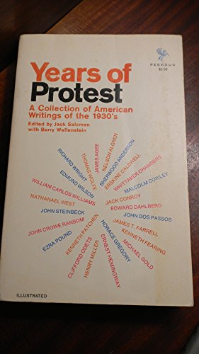 Years of protest: A collection of American writ... B0000CPLHN Book Cover