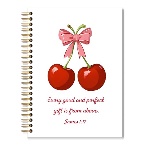 Carnet à spirale Every Good and Perfect Gift contre les pages volantes