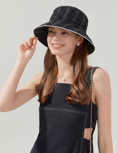 Sombrero de sol tipo bucket para mujer de verano miniatura 2