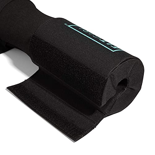 Image of FITGIRL - Squat Pad and Hip Thrust Pad for Leg Day, Barbell Pad Stays in Place Secure, Thick Cushion for Comfortable Squats Lunges Glute Bridges, Olympic Bar and Smith Machine