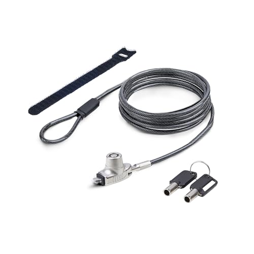 Cable Noble Wedge StarTech de 1,5m para Ultrabook y portátil con llave 4
