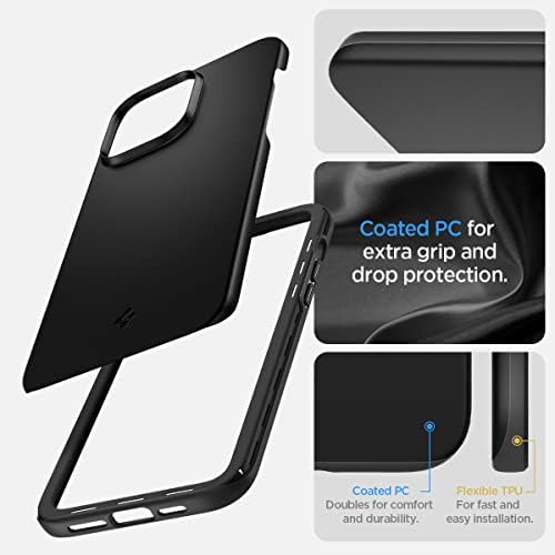 Spigen Thin Fit Case Compatible with iPhone 14 Pro - Black
