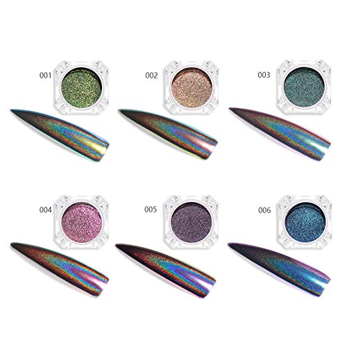 Glitzer Lidschatten, KISSION 8 Farbe Fine Glitter Dust Lidschatten Pulver Palette Matte Lidschatten Kosmetik Make-Up (8pcs) (6 PCS) Cover