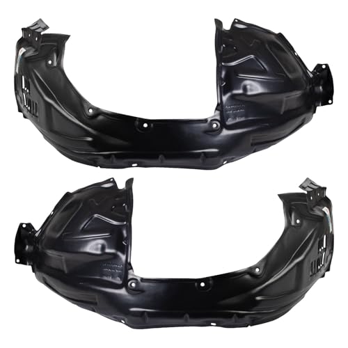 Image of TRQ Inner Fender Liner Set Compatible with 2011-2014 Nissan Murano NI1248127 NI1249126
