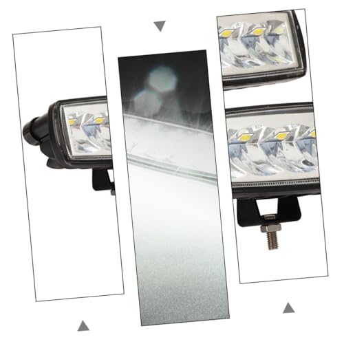 DINHEAROM ライトバー 車用作業灯 スポット フォグライト 防水耐久設計 夜間視認性向上 オフロード対応