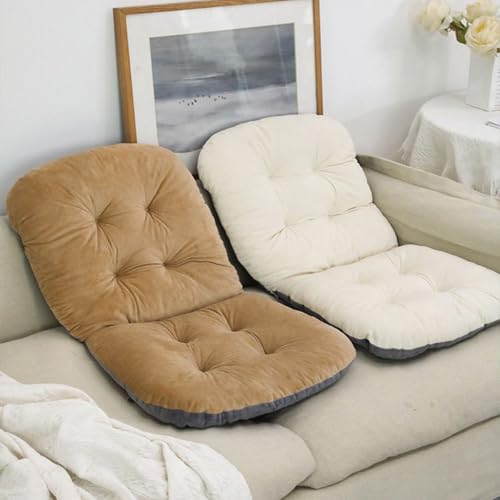 Almohadilla de asiento para jardín y terraza en pack de 2 piezas grises 7